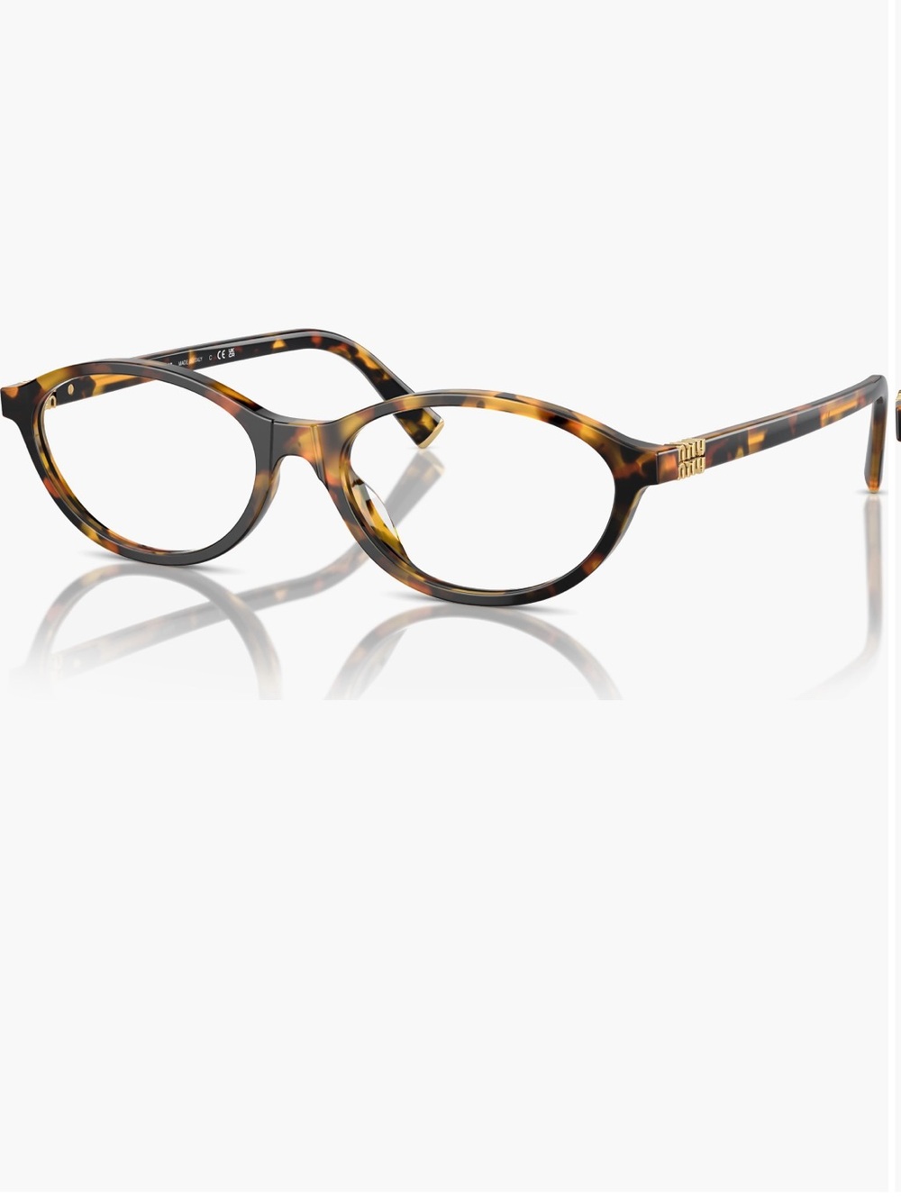 Miu Miu 55mm Oval Optical Glasses - Picture 4 of 5